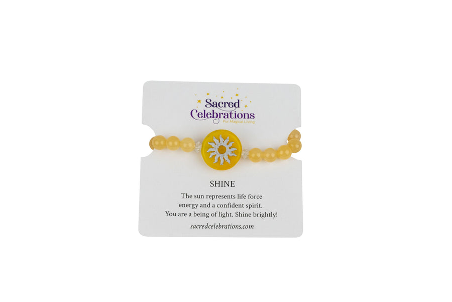 Yellow Calcite Sun Bracelet